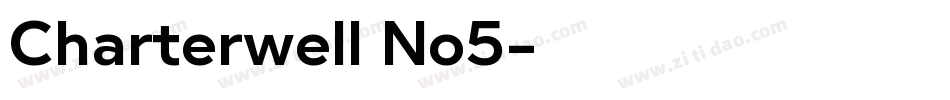 Charterwell No5字体转换